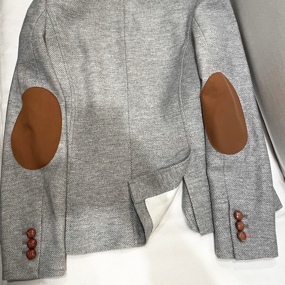 Banana Republic Grey Tweed Blazer - Size 0 - Picture 8 of 8